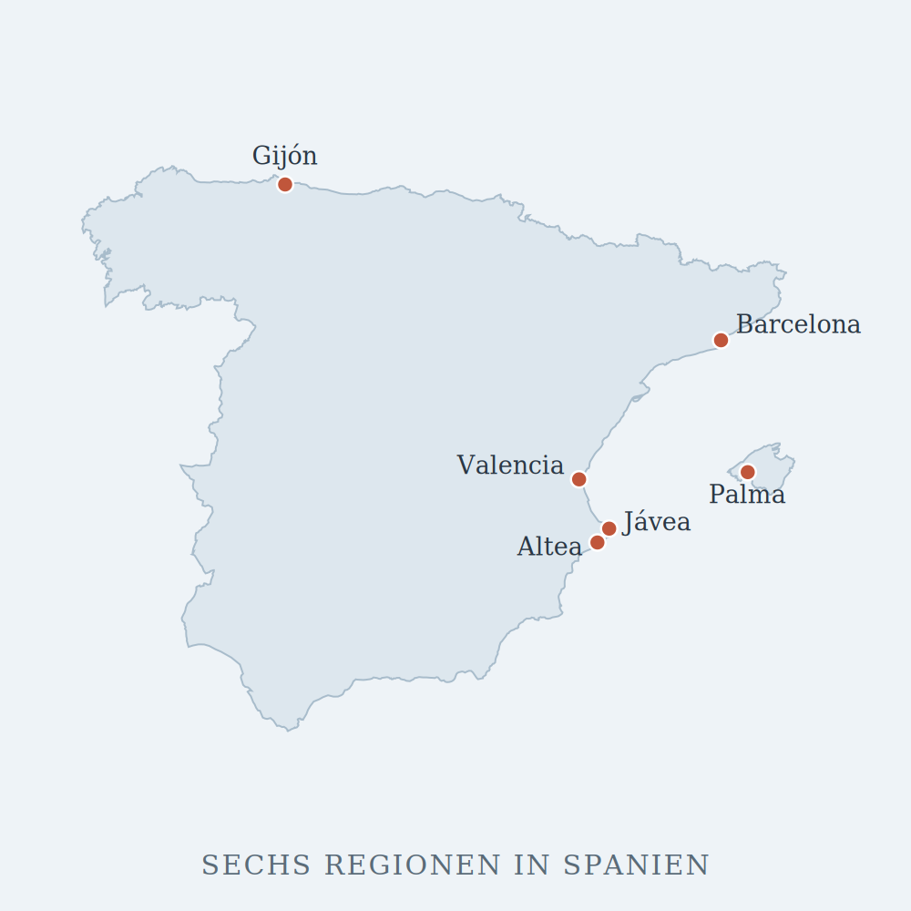 spanien karte